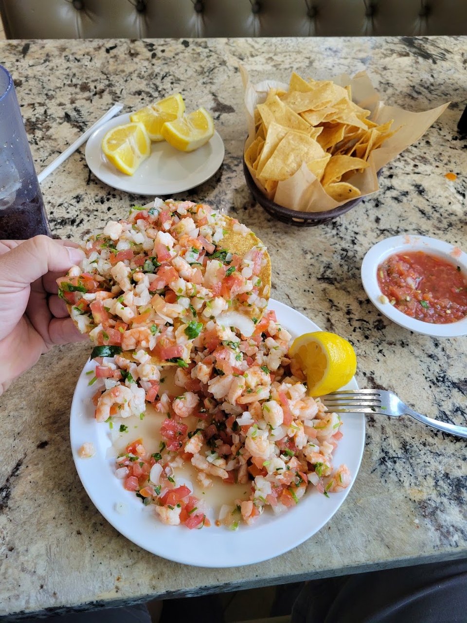 Tostadas De Camaron