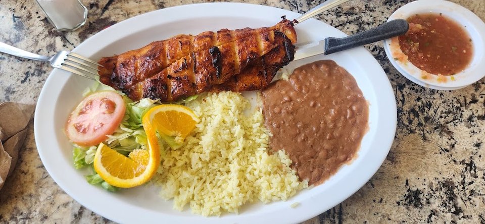Carne Asada Con Camarones